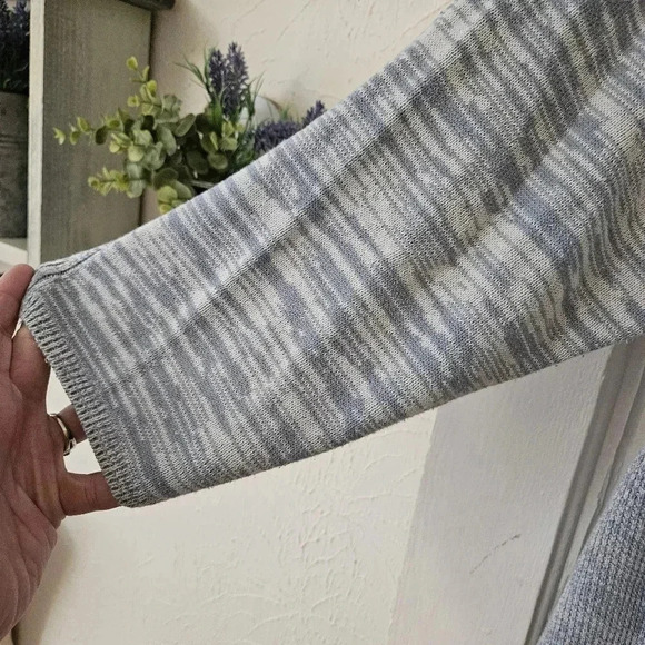 Catherine's Heather Blue Long Sleeve Sweater Tunic Women’s Size 2X, Coastal - Picture 3 of 6